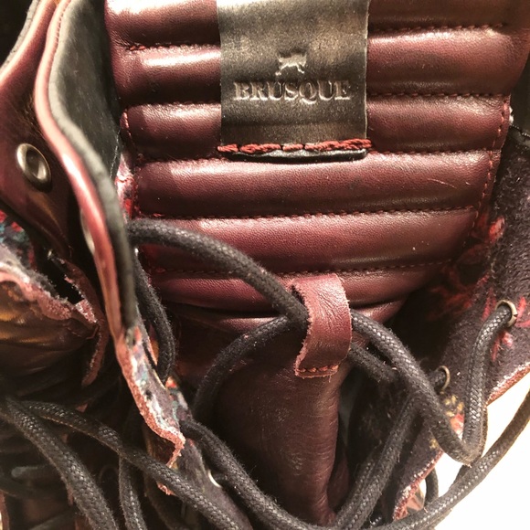 Leather Military Boots Sz 7.5 - Picture 6 of 16